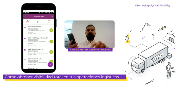 visibilidad cadena suministro móvil