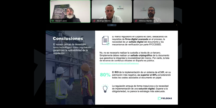 conclusiones sistema eCMR con total garantía jurídica