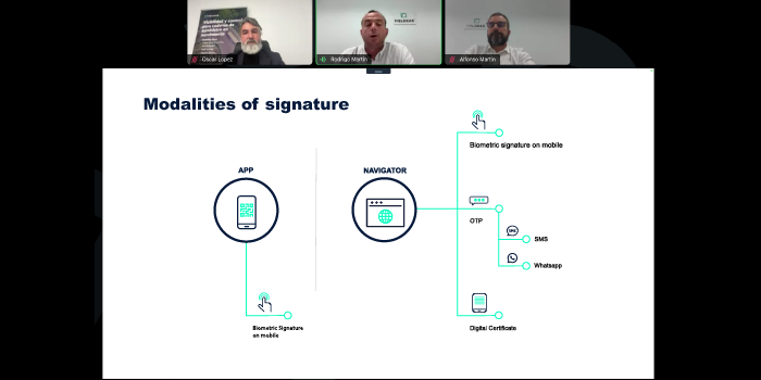 eCMR signature modalities with legal guarantee